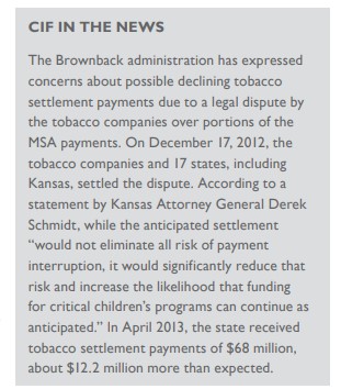 CIF in the News - Brownback expressed concerns