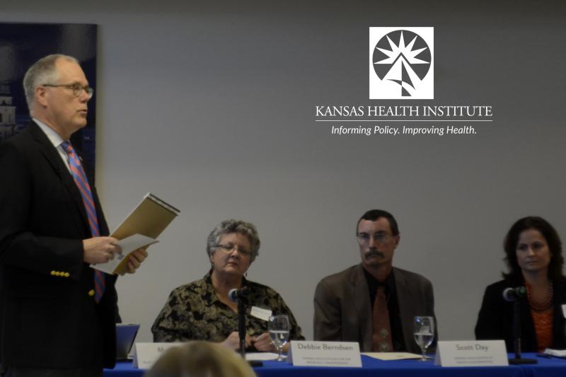 Robert F. St. Peter, M.D., president and CEO of Kansas Health Institute moderated the discussion.