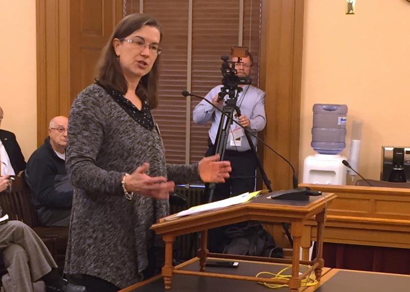 Kari Bruffett, KHI director of policy, gave neutral testimony to the House Committee on Health and Human Services for HB 2064.