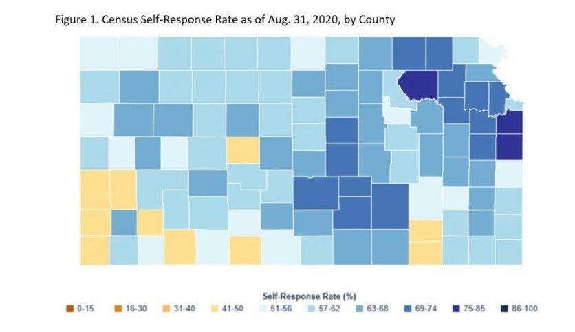 Figure 1 Census self-response rate as of Aug. 31