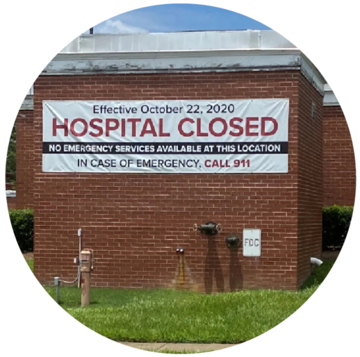 Photo of Hospital Closure