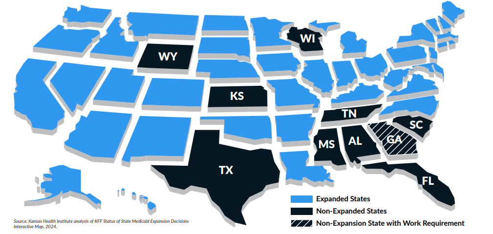 Map: Status of State Medicaid Expansion Decisions