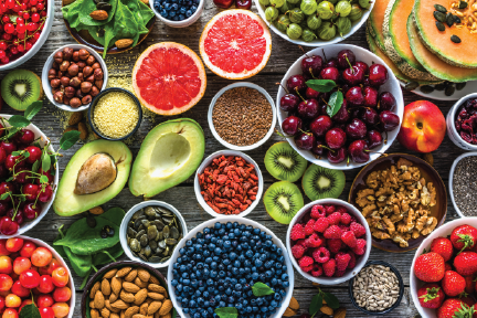 Photo of fruits and vegetables